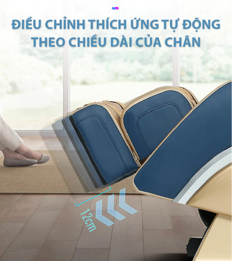 Ghế massage Akira thiết kế thông minh